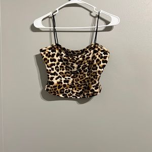 Cheetah tank top